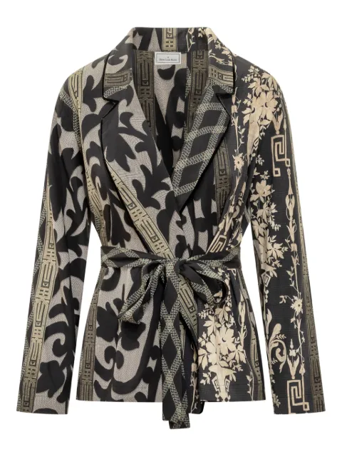 Pierre-Louis Mascia floral-pattern belted jacket