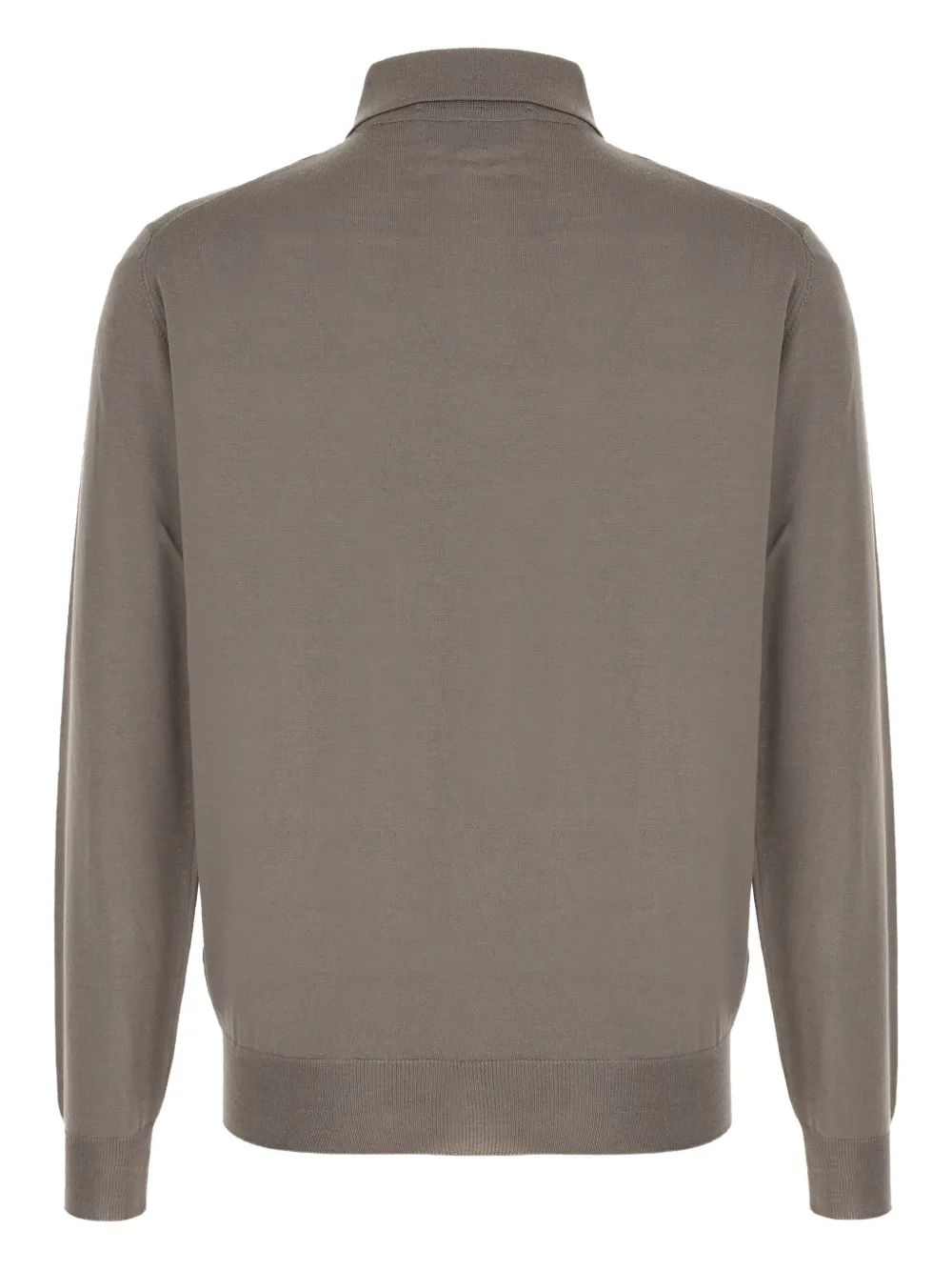 Lardini Gebreid poloshirt - Beige