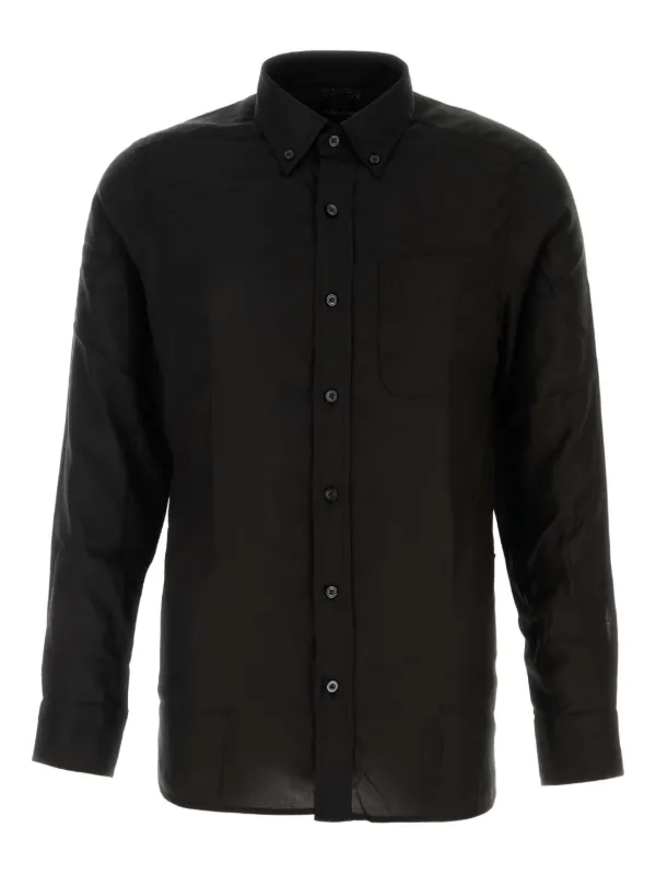 princess polly baby blue dress Authentic Button-down Shirt - Black