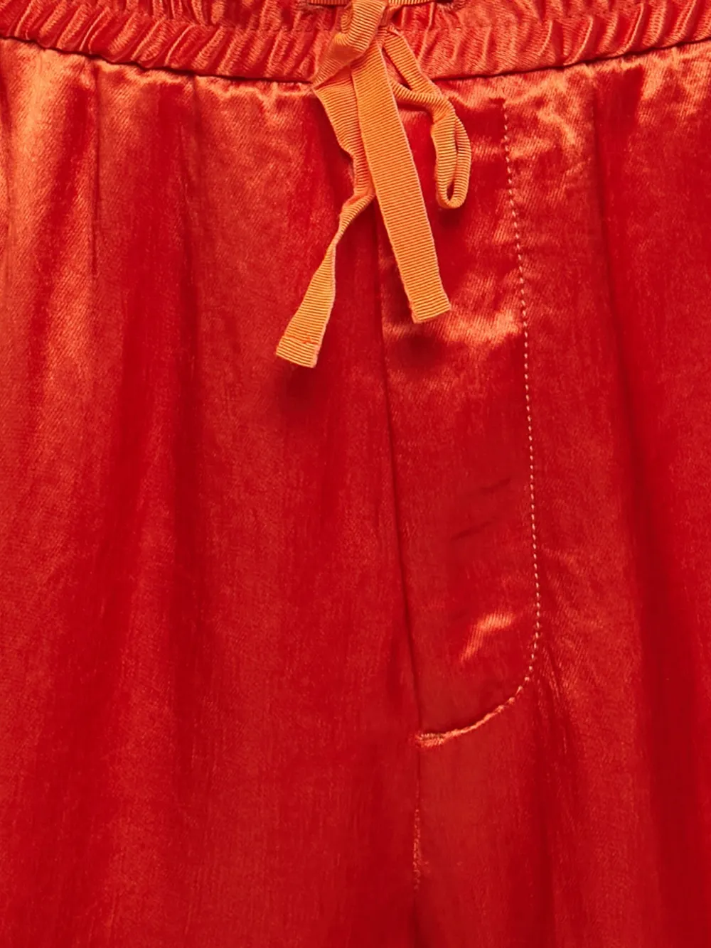 Gucci Pre-Owned satin side-striped trousers | Image 2