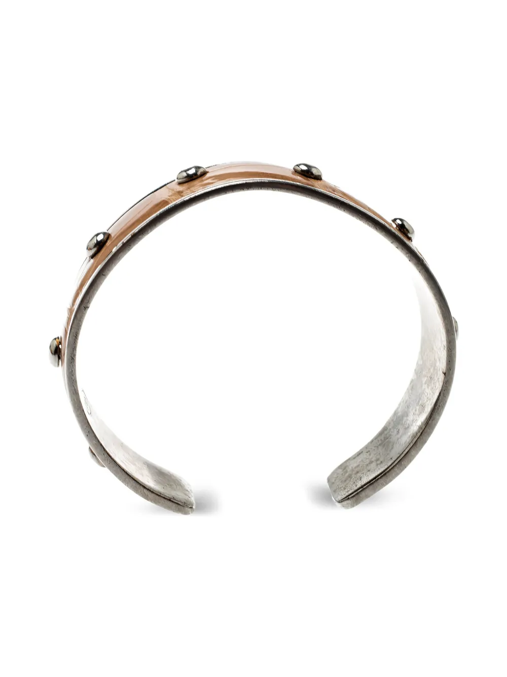 Tod's Vintage leather studded cuff bracelet | Image 2