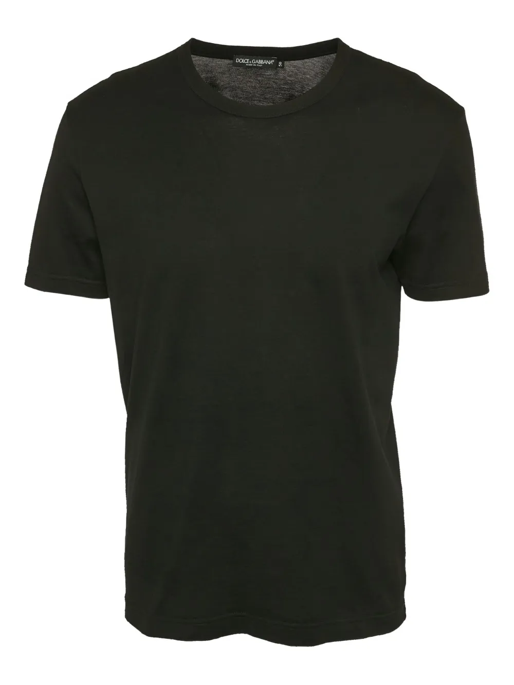 Dolce & Gabbana Pre-Owned crew-neck cotton T-shirt | Black | Image 1