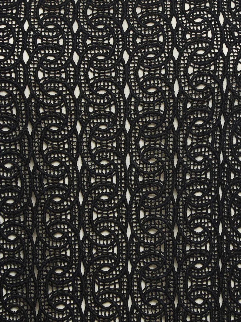 Pre-owned Diane Von Furstenberg Vintage Patterned Dress In Black