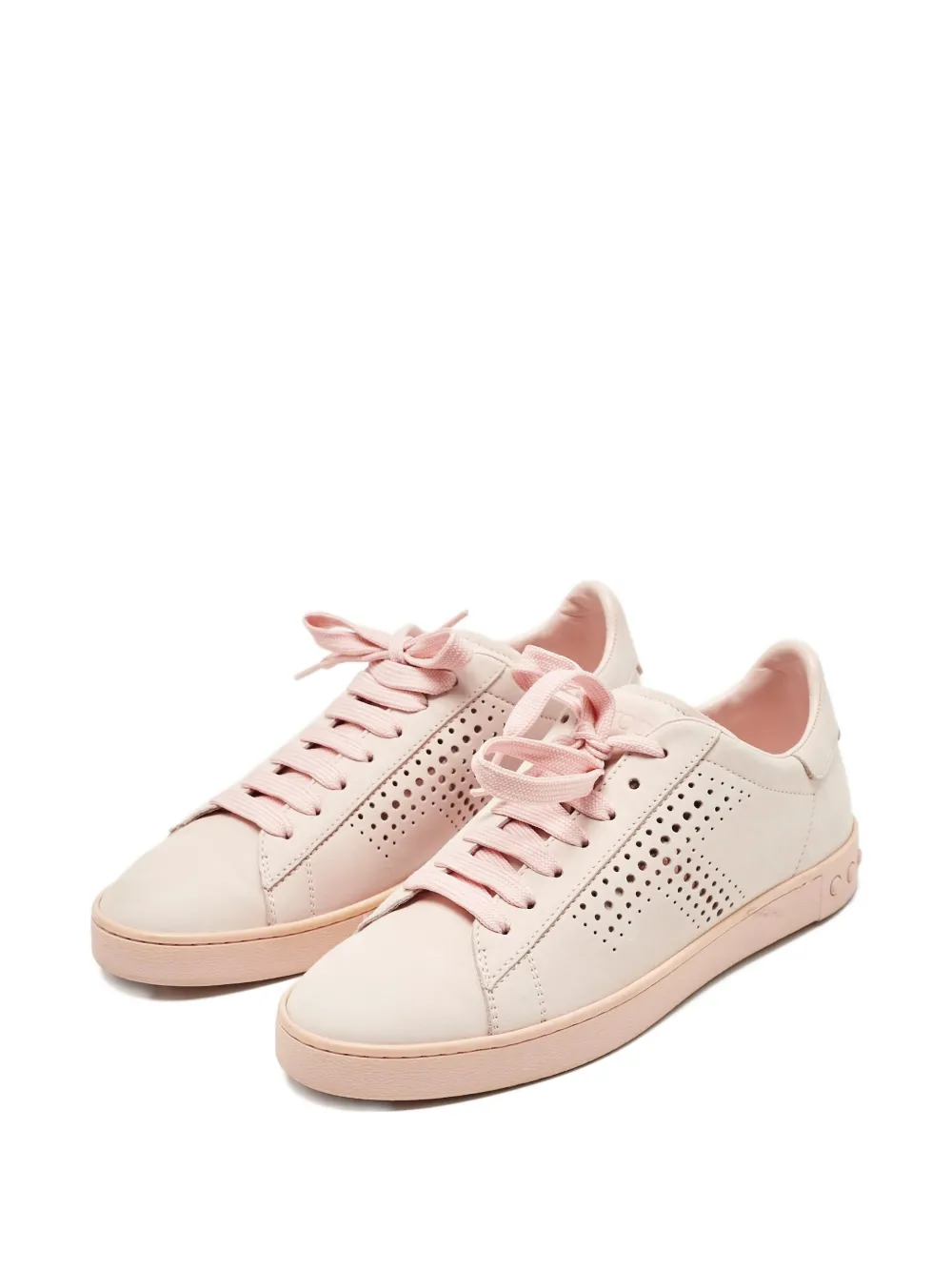 Tod's Vintage Geperforeerde sneakers - Roze