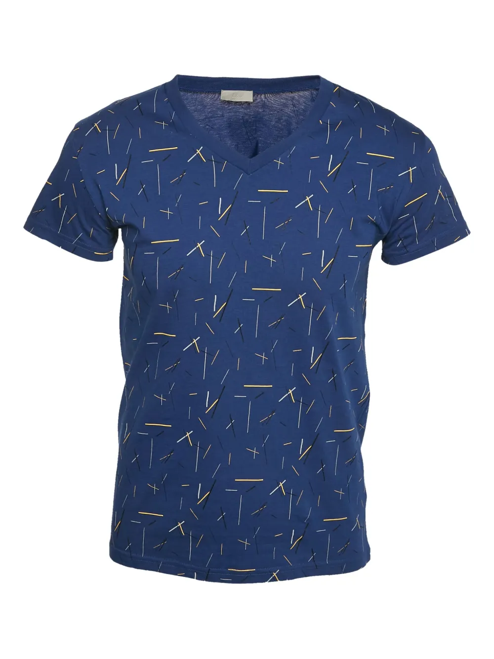 Christian Dior Pre-Owned abstract-print jersey T-shirt | Blue | Image 1