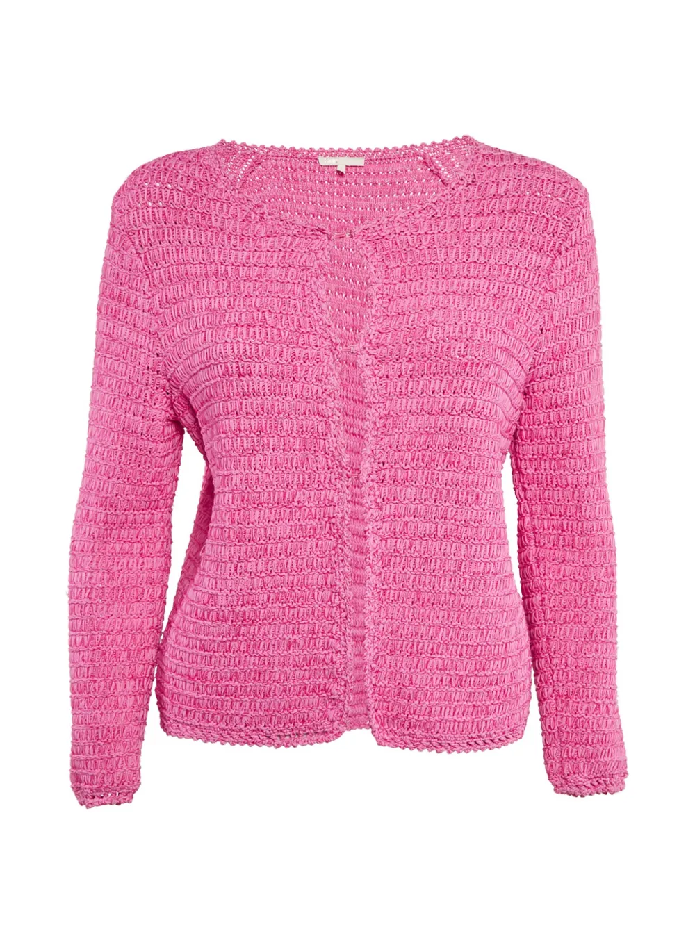 Maje Cardigan con lavorazione all'uncinetto - Rosa