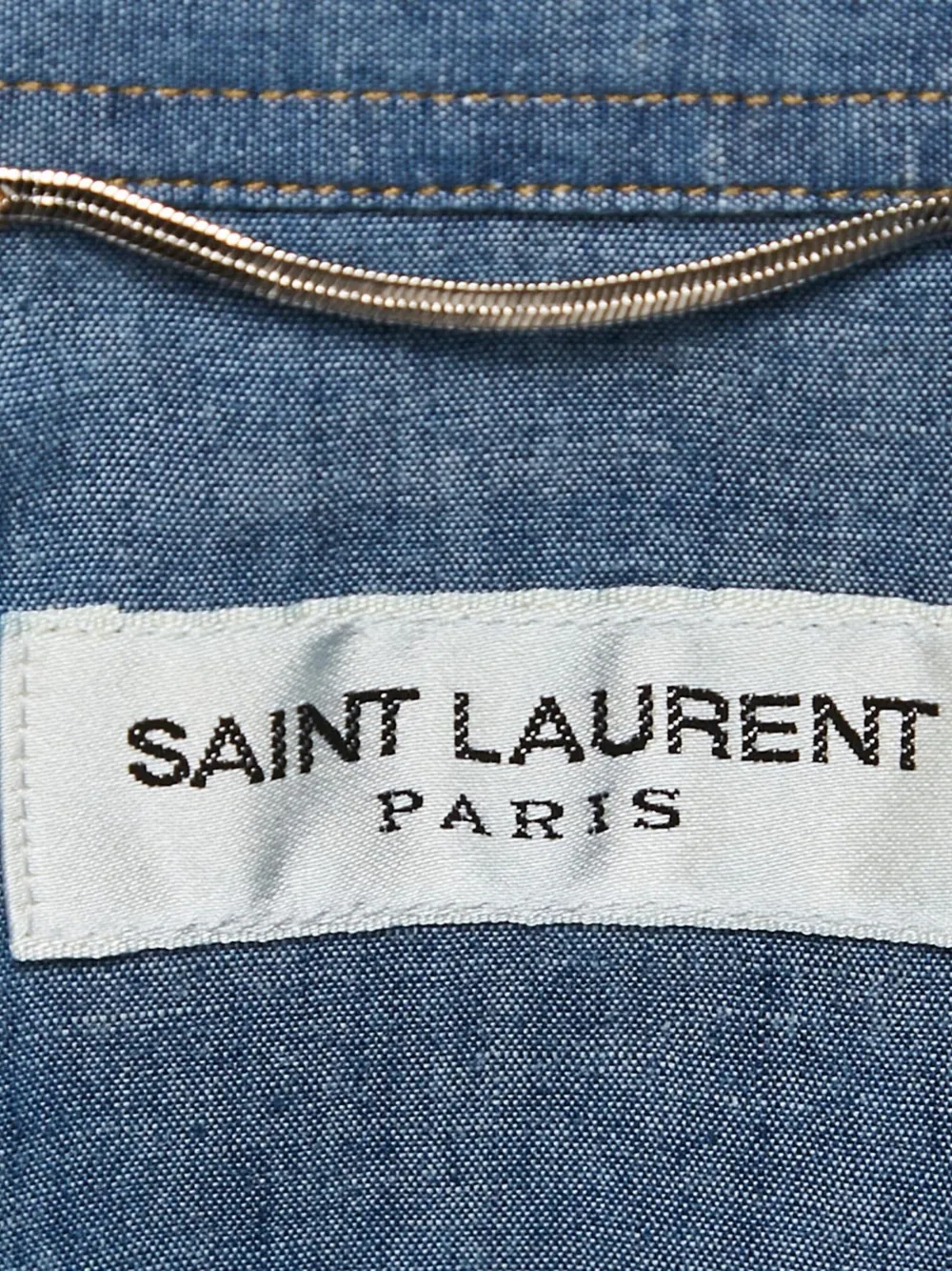 Saint Laurent Pre-Owned denim shirt | Image 2