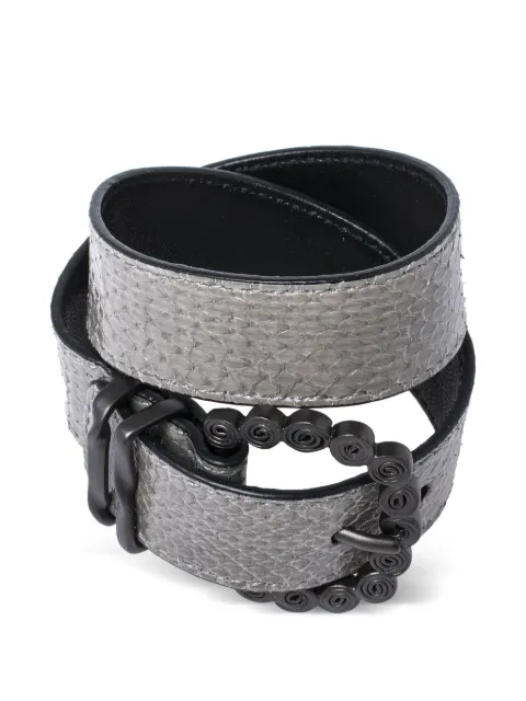 Bottega Veneta Pre-Owned leather buckle bracelet