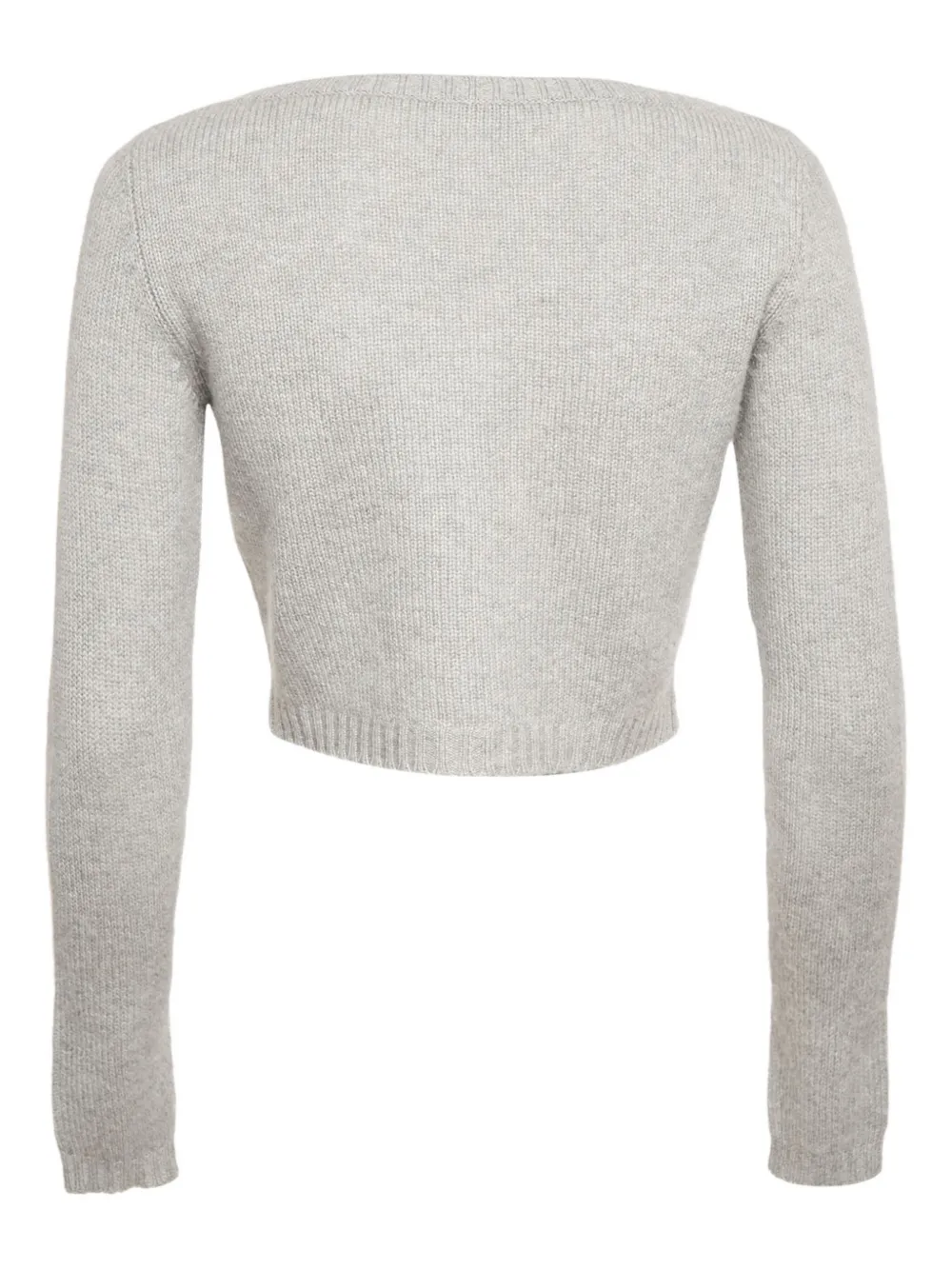 Miu Miu Pre-Owned ruffled ribbed-knit cardigan | Image 2