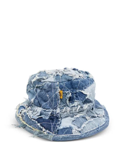 GALLERY DEPT. denim-patchwork bucket hat
