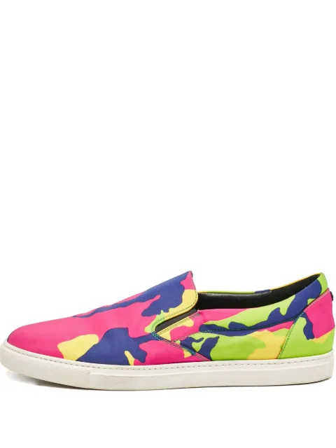 DSQUARED2 camo slip-on sneakers