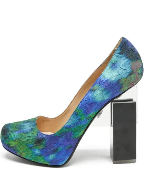 Nicholas Kirkwood 130mm block-heel pumps