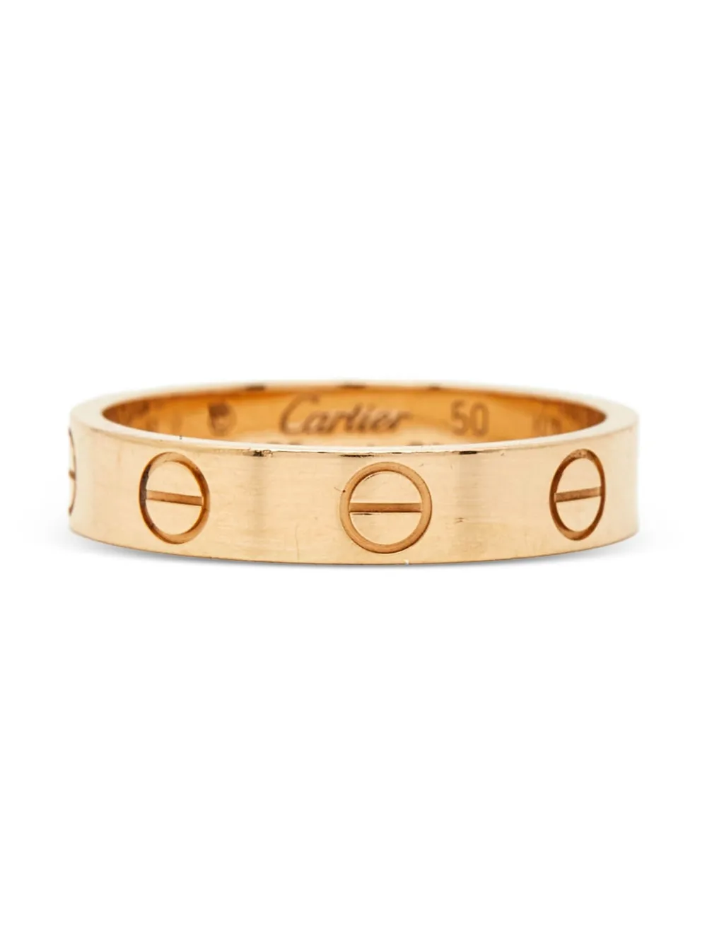 Cartier ラブ スクリューリング 18Kローズゴールド - ゴールドトーン Cartier ラブ スクリューリング 18Kローズゴールド - ゴールドトーン