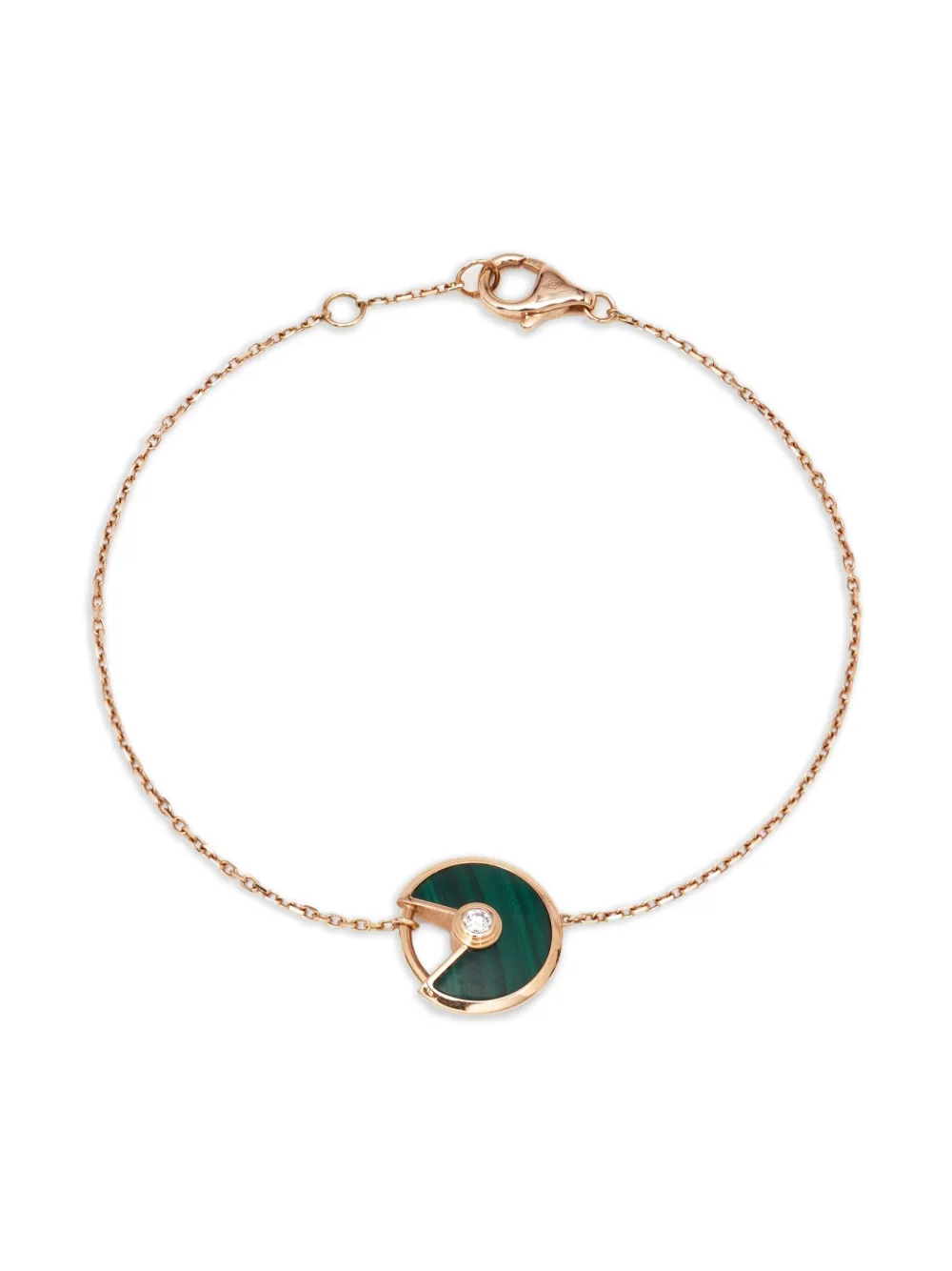 Cartier 2024 マラカイト アムレット ネックレス ローズゴールド - ピンク Cartier 2024 マラカイト アムレット ネックレス ローズゴールド - ピンク