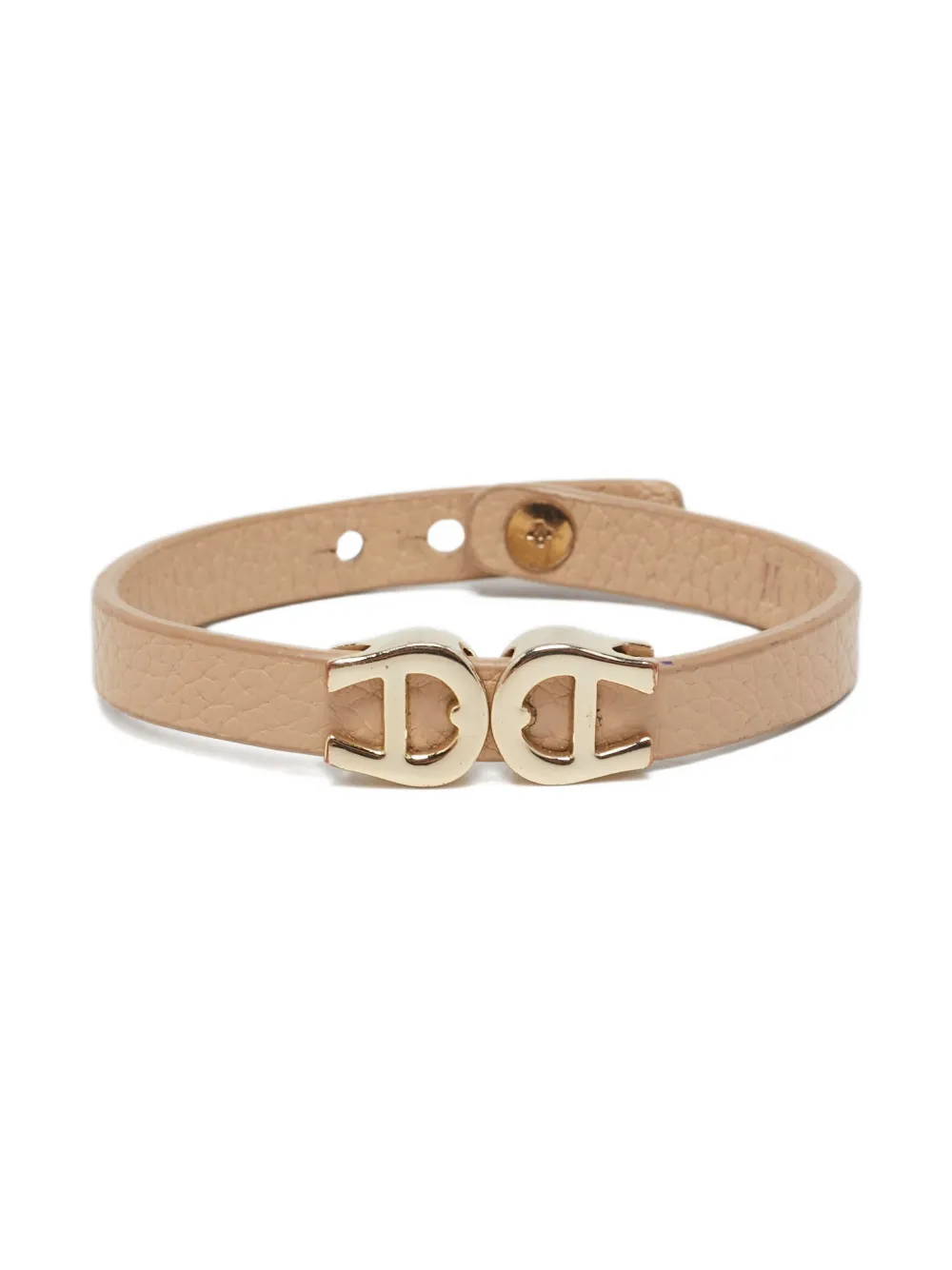 Aigner Vintage pre-owned leather clasp bracelet | Neutrals | Image 1