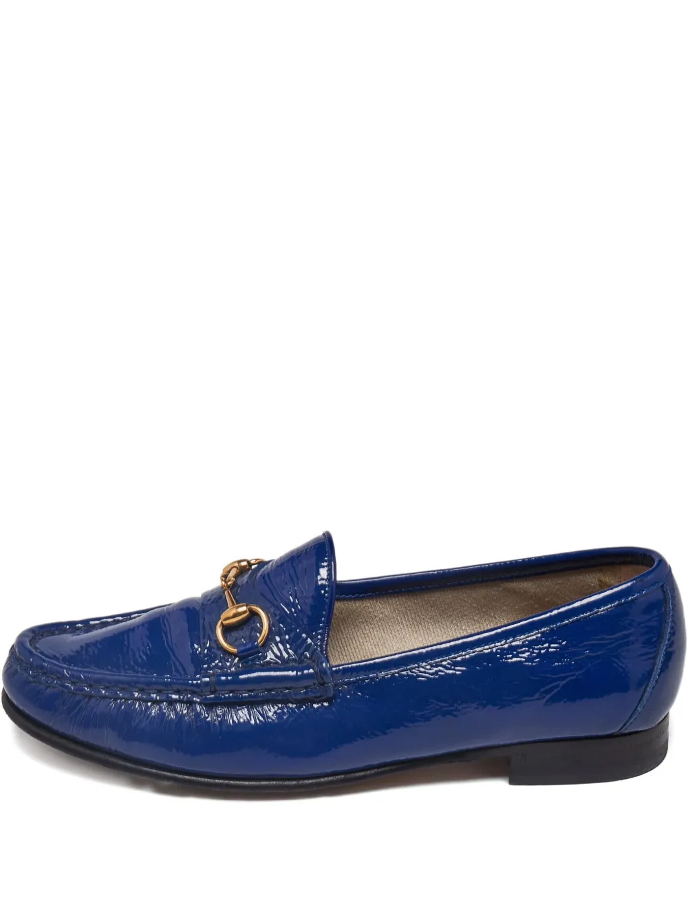 Pre-owned Gucci Horsebit Loafers In Blue