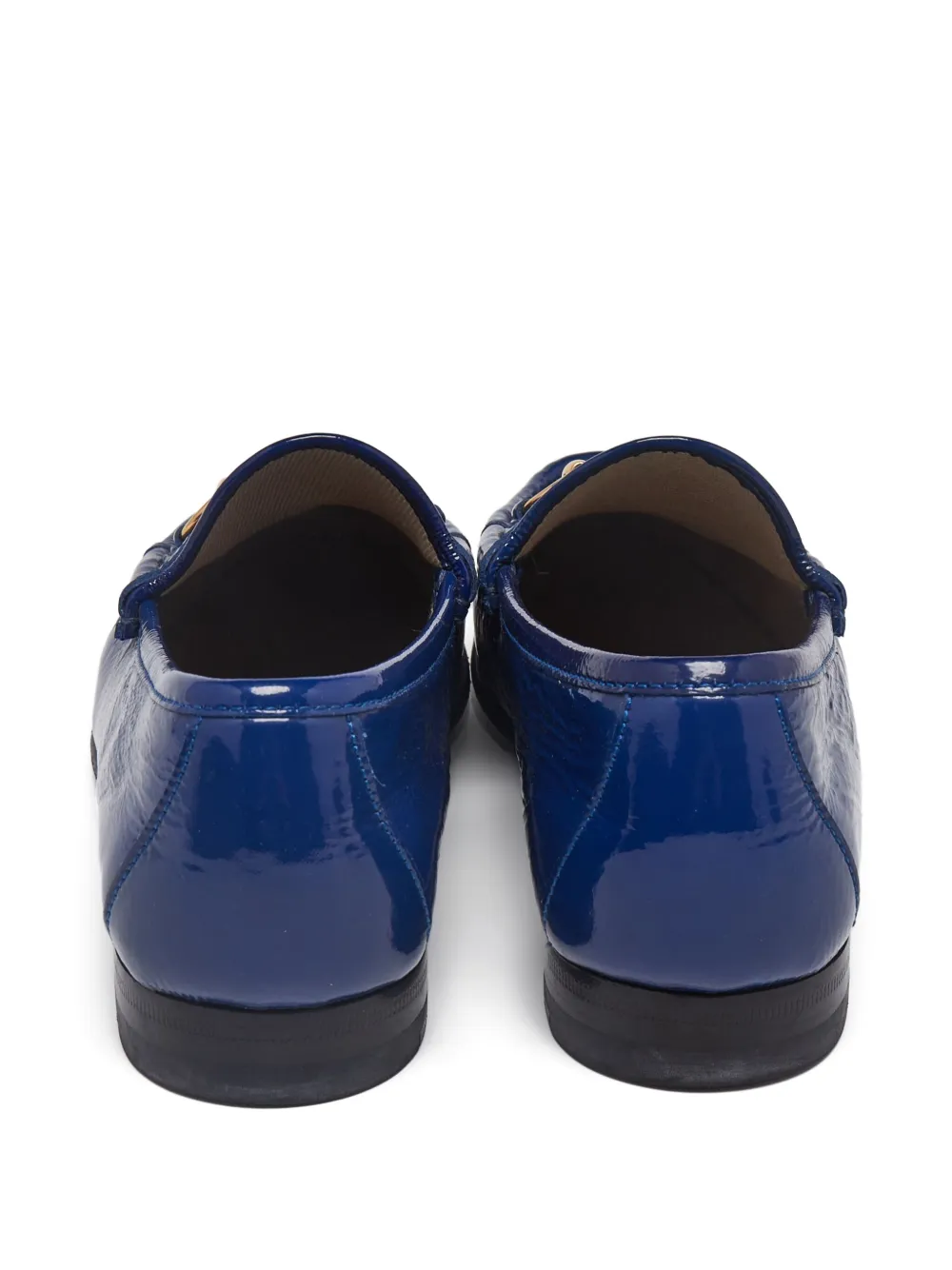 Pre-owned Gucci Horsebit Loafers In Blue