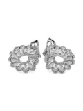 Chopard Pre-Owned 18K white gold Precious Lace Vague diamond earrings - Silver