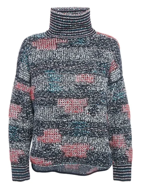 CHANEL Pre-Owned patterned turtleneck sweater