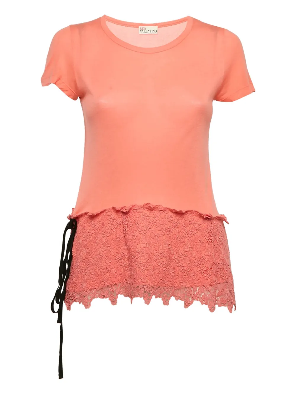 Red Valentino Vintage lace-trim top | Pink | Image 1