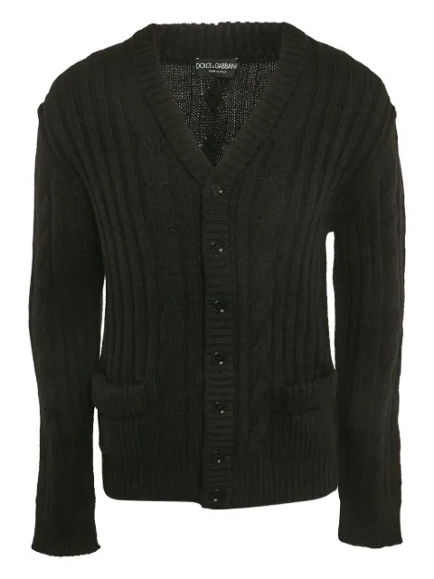 Dolce & Gabbana Pre-Owned cable-knit cardigan