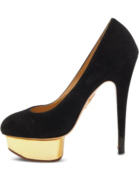 Charlotte Olympia 140mm dolly-platform pumps