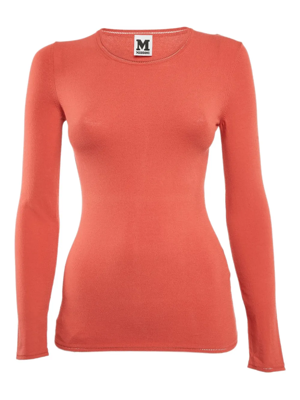 Missoni Pre-Owned ribbed long-sleeved top | Pink | Image 1