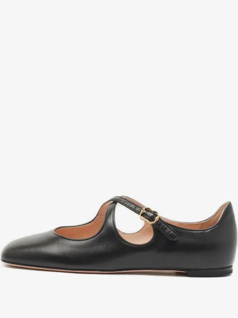 Bally Vintage Byntia leather ballet flats