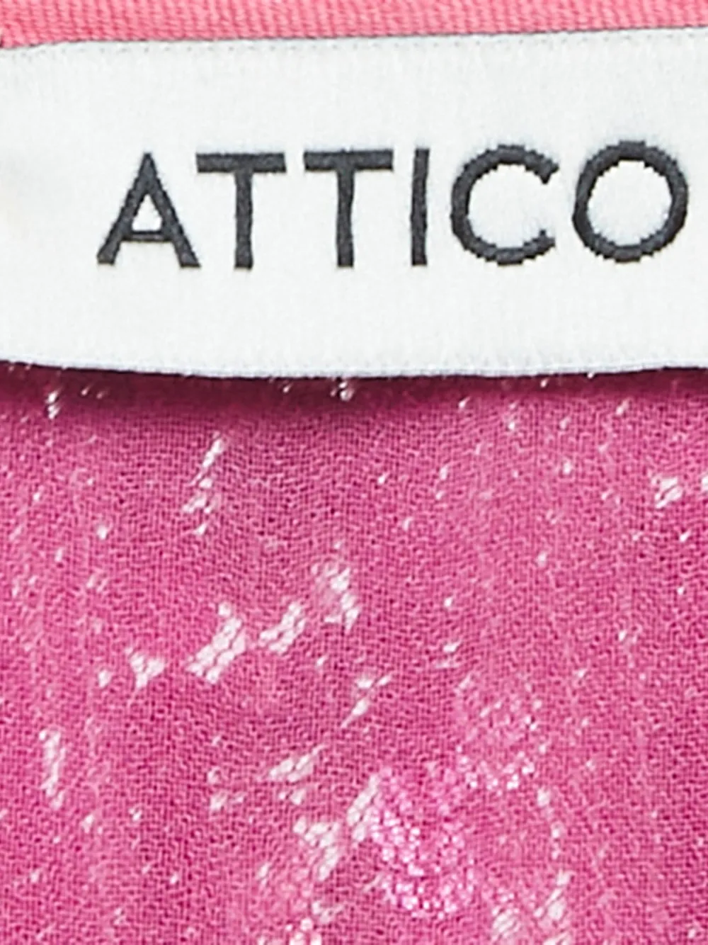 The Attico Wikkeljurk verfraaid met pailletten - Roze