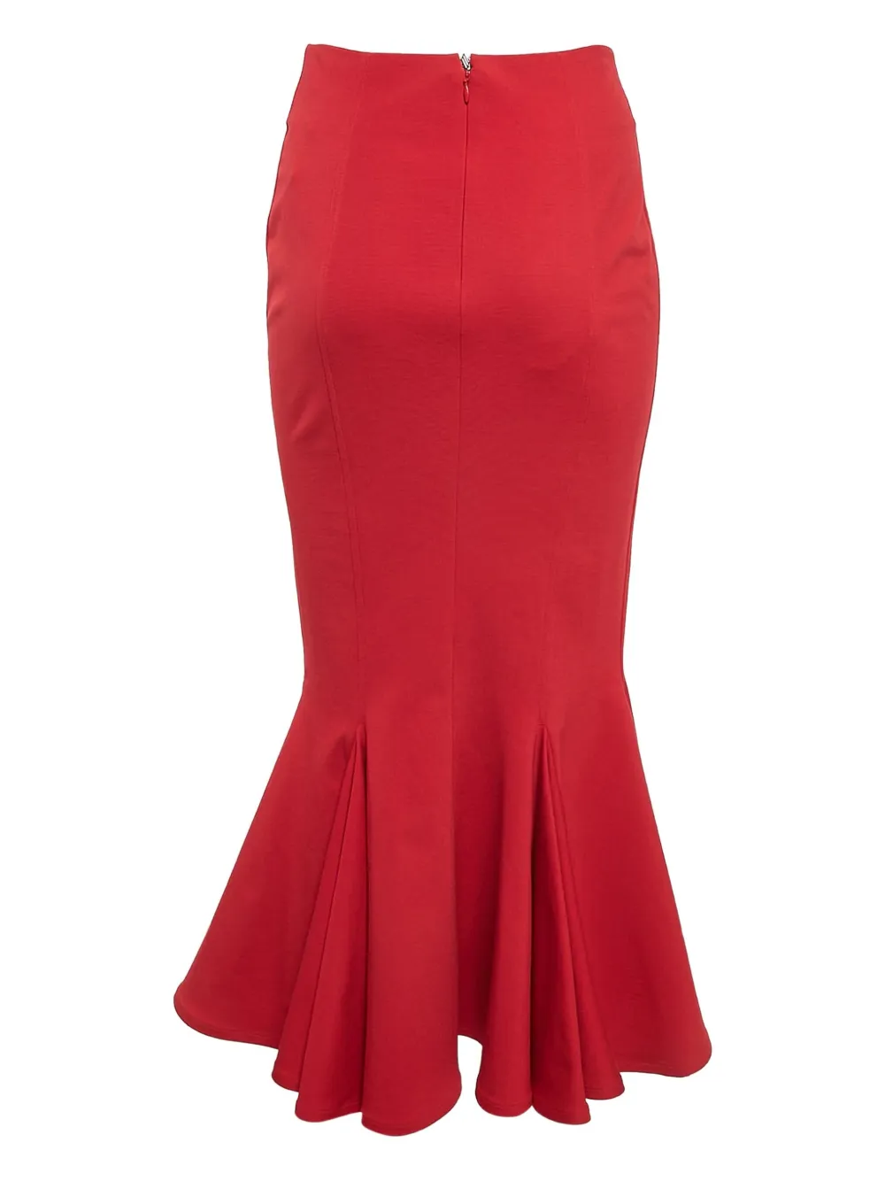 The Attico Flared spijkerrok - Rood