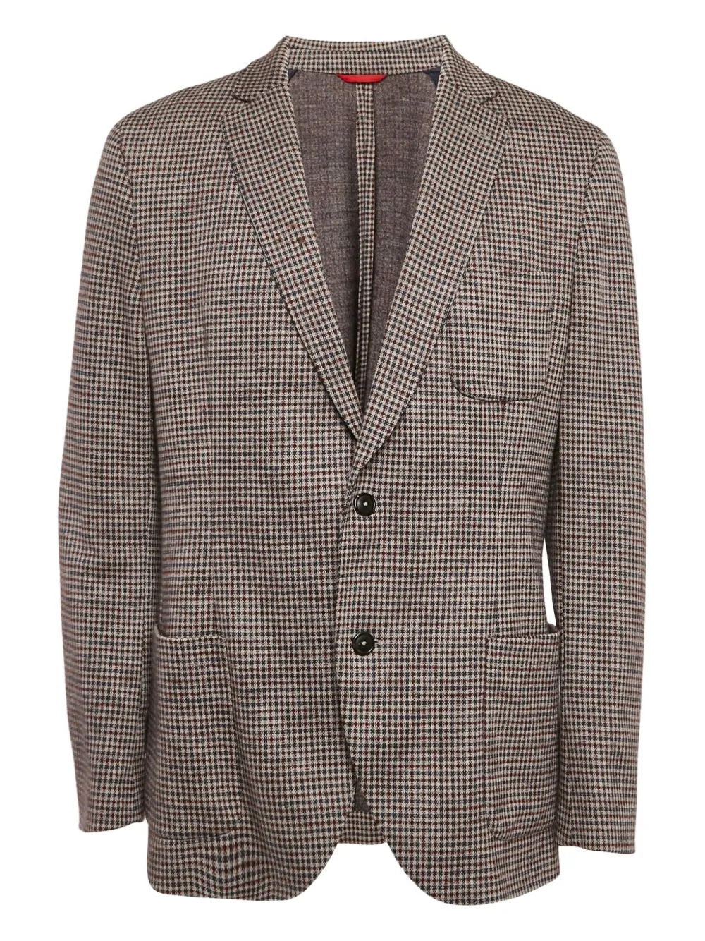 Carolina Herrera Vintage check wool blazer | Brown | Image 1