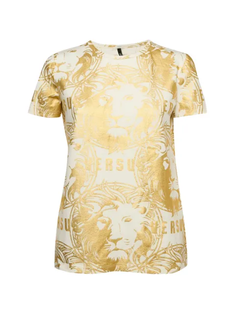 Versus Pre-Owned playera con león estampado