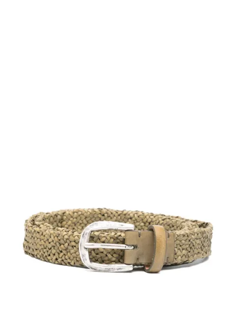 Reptile's House woven lambskin belt