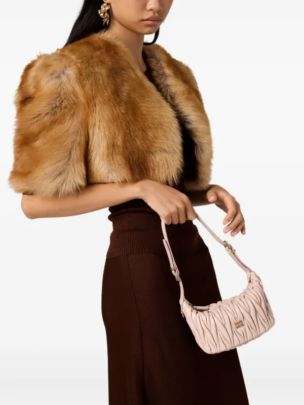 Miu Miu Wander マテラッセ ハンドバッグ ミニ | ピンク