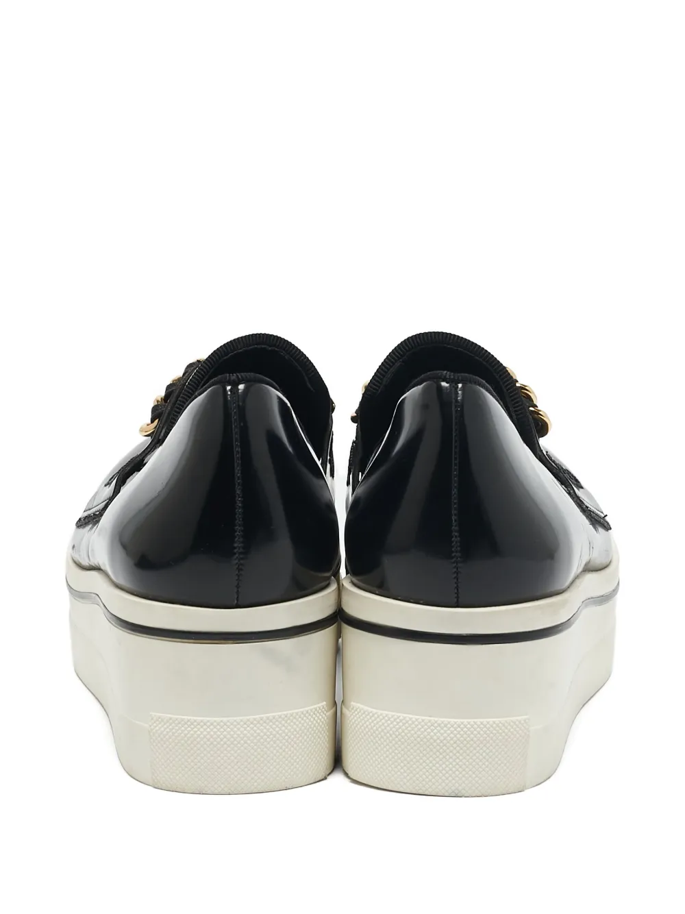 Stella McCartney Pre-Owned platform chain-link slip-on shoes | Image 2