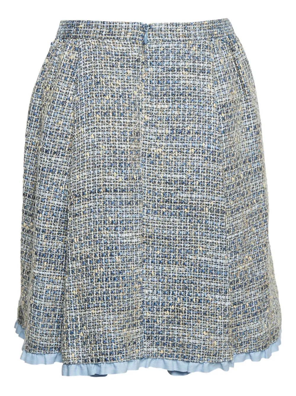 Red Valentino Vintage Tweed rok - Blauw