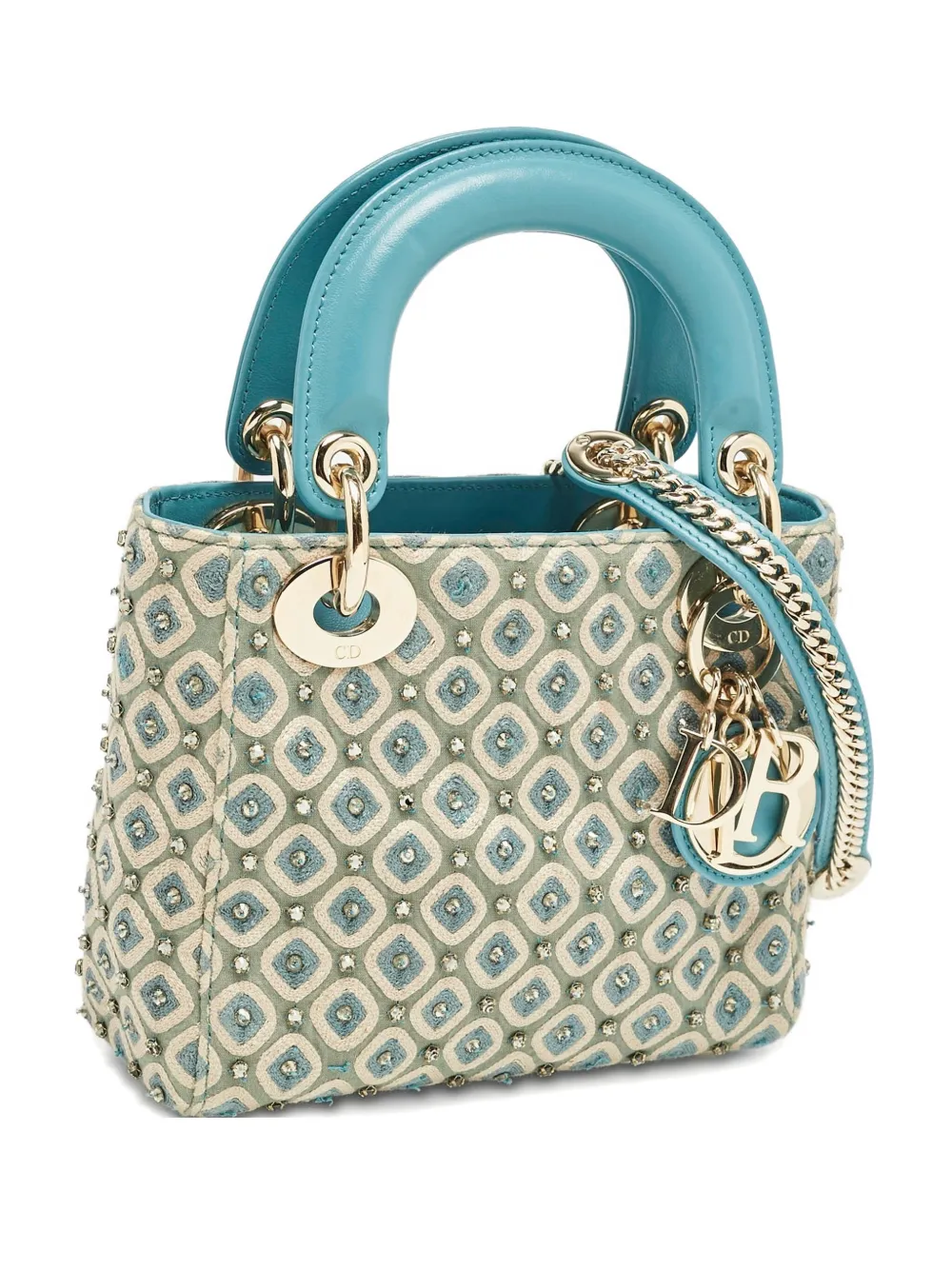 Christian Dior Pre-Owned 2024 Crystal Pattern leather tote | Blue | Image 1