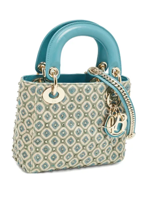 Christian Dior Pre-Owned 2024 Crystal Pattern leather tote
