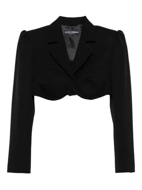 Dolce & Gabbana cropped bustier jacket