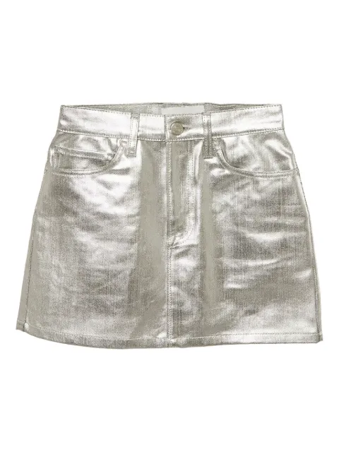 FRAME falda de mezclilla metalizada pre-owned