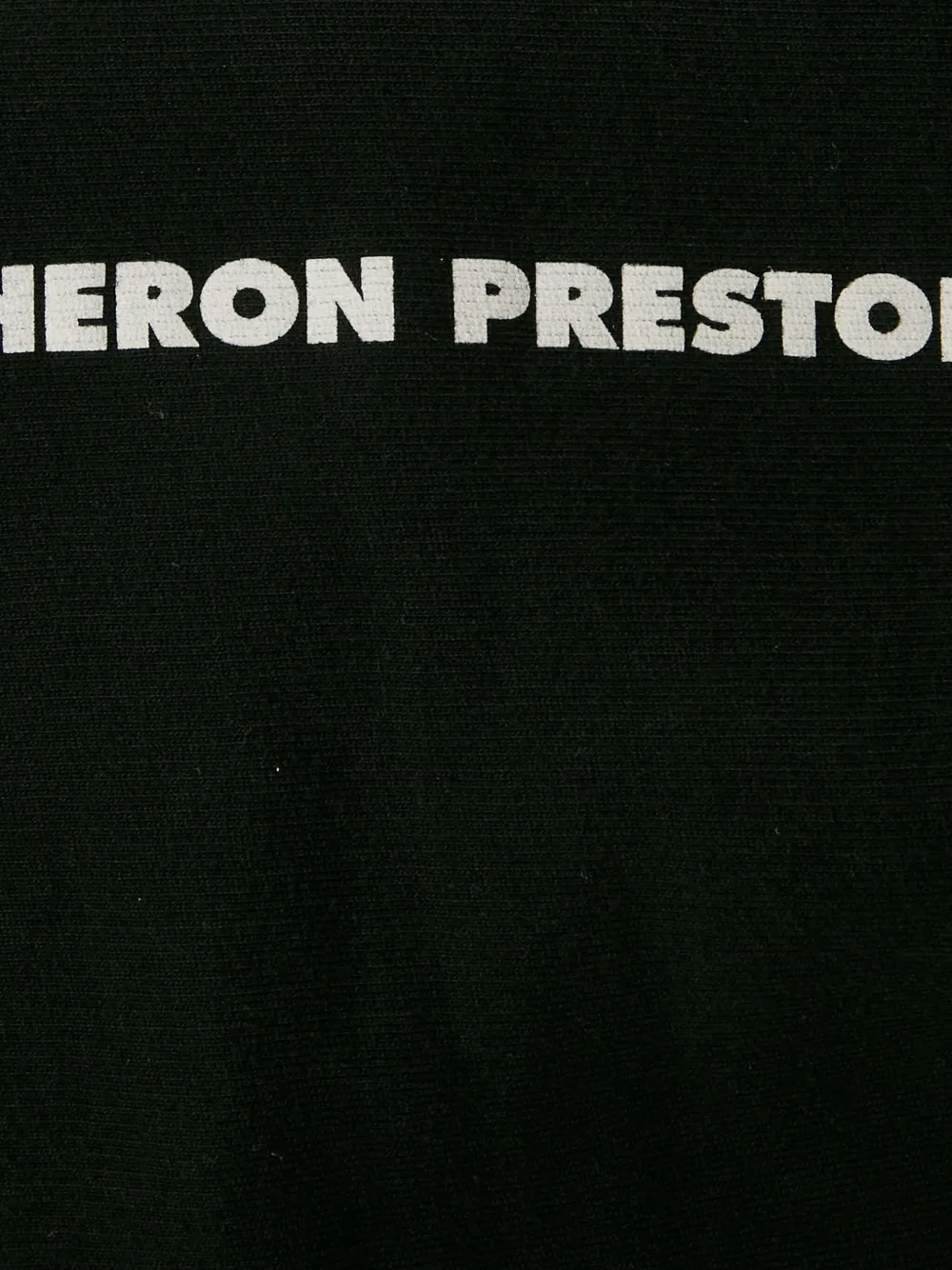 Pre-owned Heron Preston Graphic-print Cotton Sweatshirt In Black