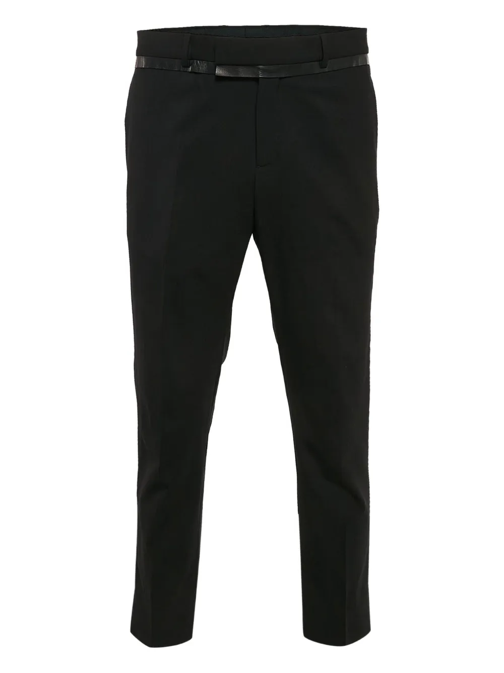 Christian Dior Pre-Owned belt-detail wool trousers | Black | Image 1