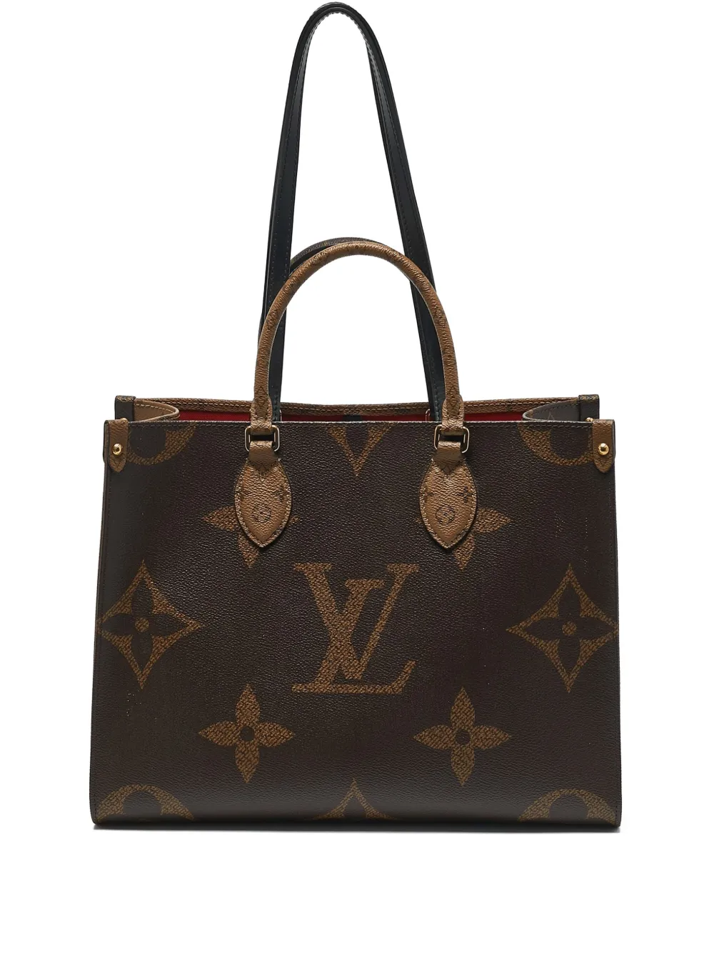 Louis Vuitton Pre-Owned オンザゴー MM ハンドバッグ - ブラウン Louis Vuitton Pre-Owned オンザゴー MM ハンドバッグ - ブラウン
