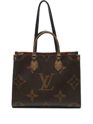 Louis Vuitton Pre-Owned オンザゴー MM ハンドバッグ | ブラウン
