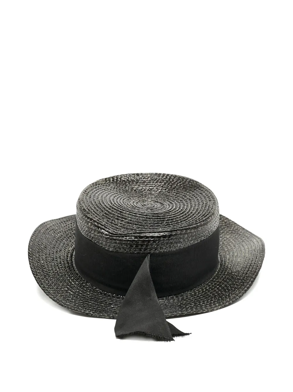Saint Laurent Pre-Owned 2024 gewebter Hut | Schwarz | Image 1