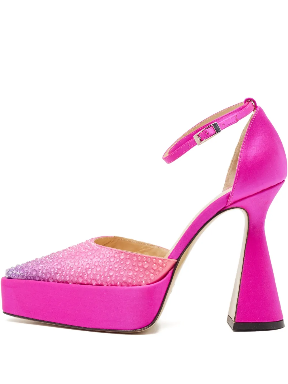 MACH & MACH crystal platform pumps | Pink | Image 1