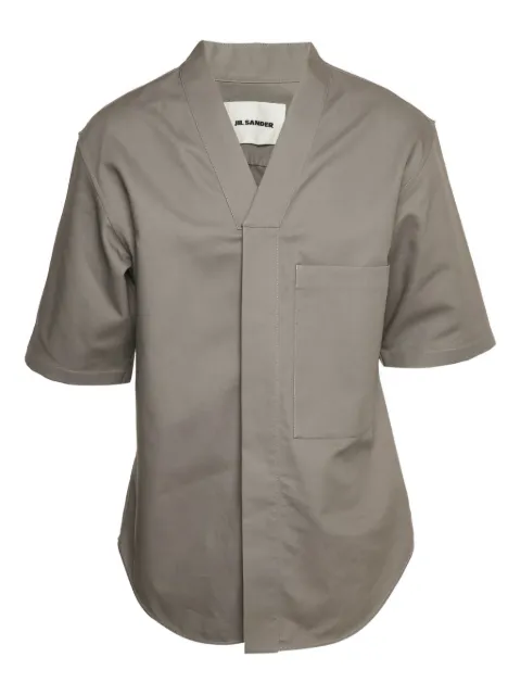 Jil Sander Pre-Owned cotton short-sleeve shirt