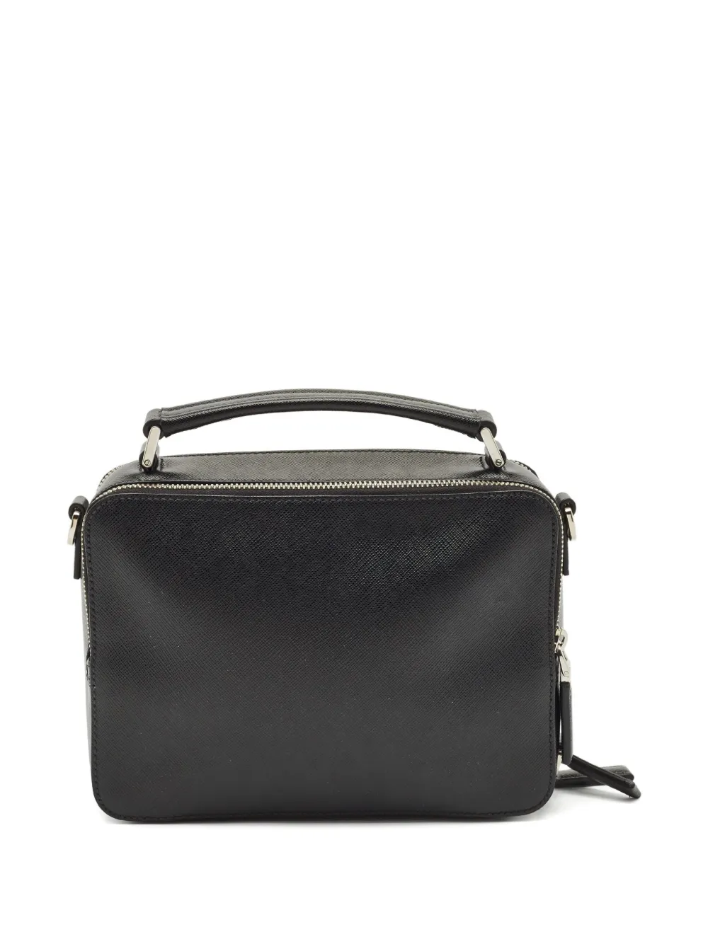 Prada Pre-Owned 2024 Brique Saffiano-leather boxy bag | Image 2