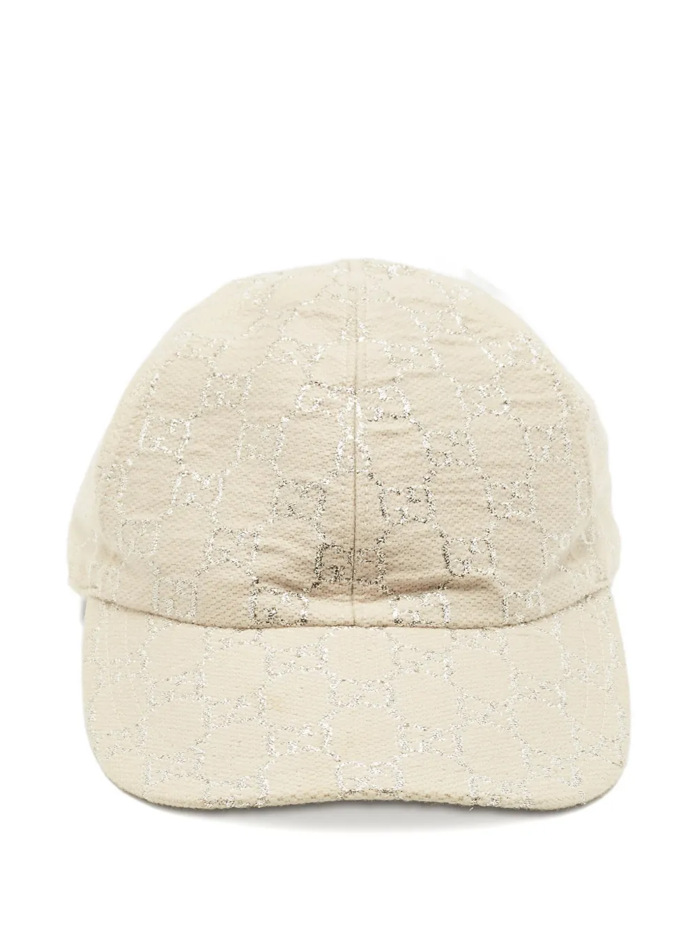Pre-owned Gucci Gg Pattern Baseball Cap In Neutral