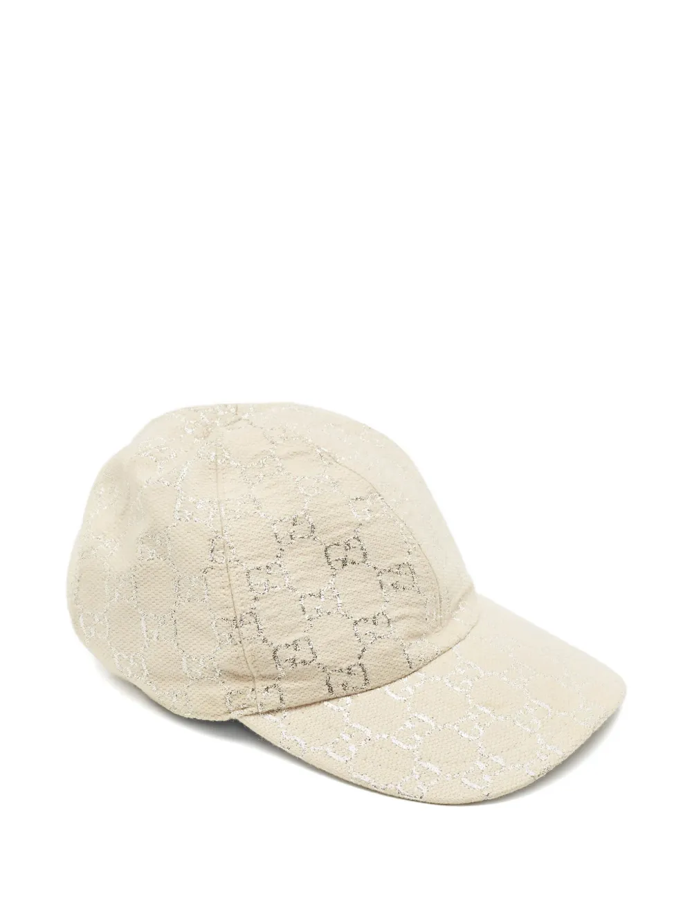 Pre-owned Gucci Gg Pattern Baseball Cap In Neutral